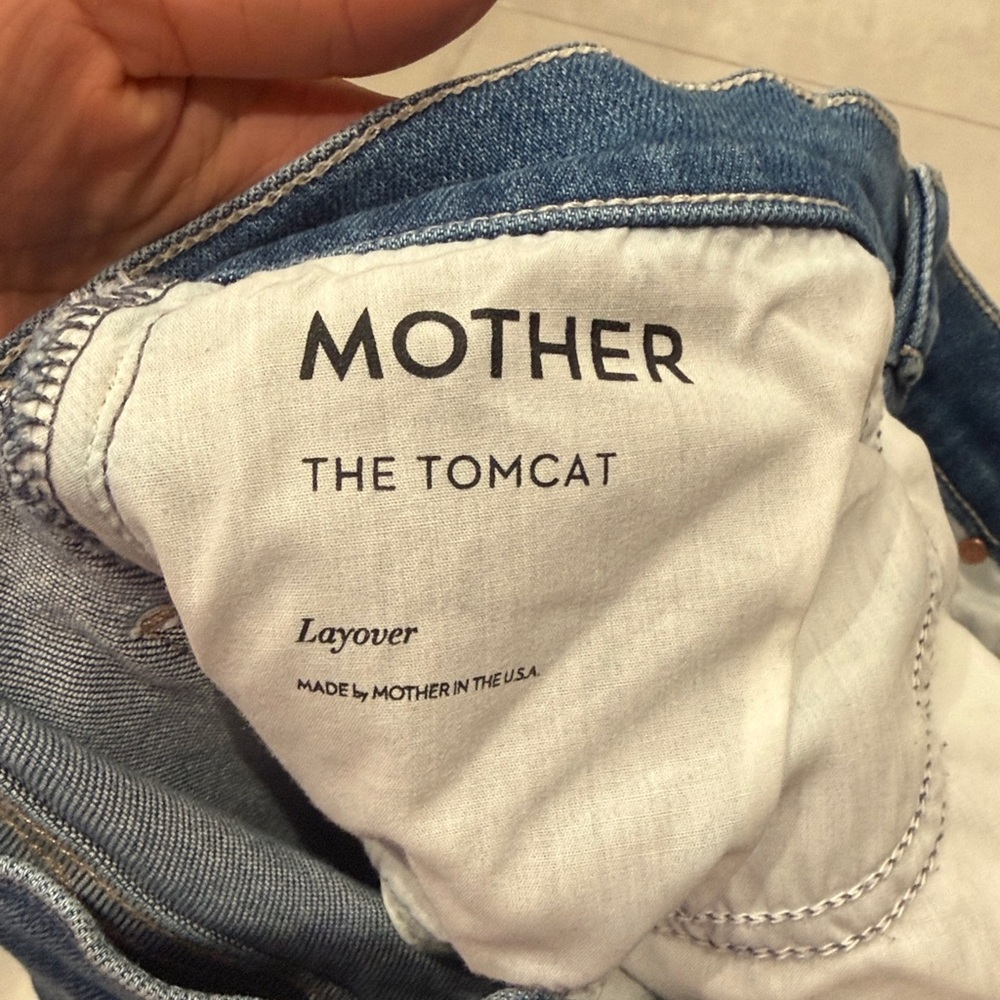 MOTHER THE TOMCAT HIGH-RISE STRAIGHT-LEG JEANS in Layover - Picture 9 of 11
